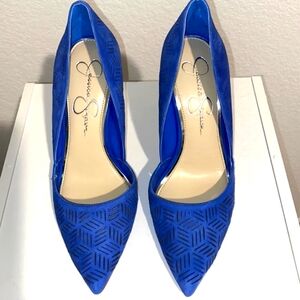 NWT Blue Leather suede shoes
